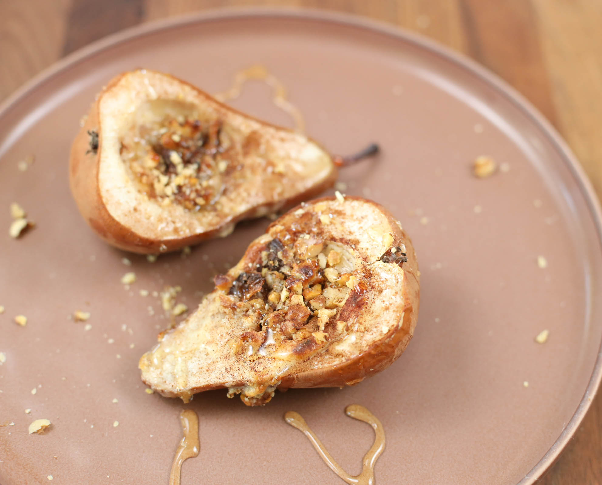 Baked Pears with Cheese, Walnuts & Honey California Pears